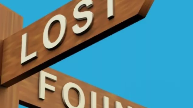 Lost and Found sign